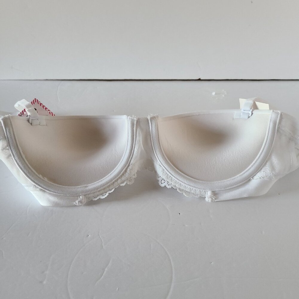 MAIDENFORM STRAPLESS PUSH UP BRA- 34 B - UNDERWIRE -PADDED MULTIWAY STRAPS #1102 - Picture 3 of 9